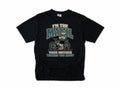 Funny cycling T-shirt in Black, 'I'm the MAMIL Your Mother Warned You About', a cyclist, middle-aged man in Lycra, gift for dad, grandad, brother or son