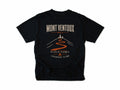 Cycling T-shirt in Black, Mont Ventoux: 'Legendary Climb' with a winding mountain road, for road cyclists, Tour de France fans