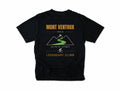 Cycling T-shirt in Black, Mont Ventoux Climb: 'Legendary Climb' with a winding mountain road, for road cyclists, Tour de France fans